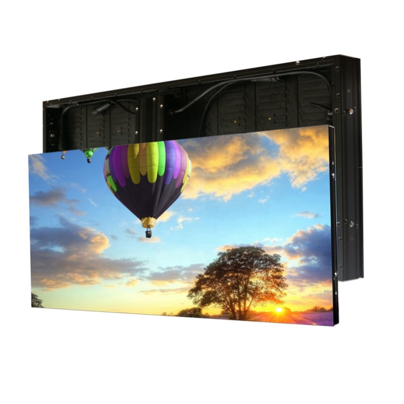 Wartung vorne und hinten: P3, P4, P5, P6, P10, LED-Panel, 1000 x 500, leichtes Aluminiumprofil, fester LED-Bildschirm f&uuml;r den Au&szlig;enbereich