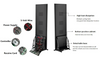P2 Flooring Standing Move Inteligentn&aacute; digit&aacute;lna videoreklama na obrazovke LED plag&aacute;tu