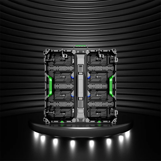 Miet-LED-Bildschirm P2.5 f&uuml;r den Au&szlig;enbereich mit 640 x 640 mm gro&szlig;em Geh&auml;use aus Aluminiumdruckguss