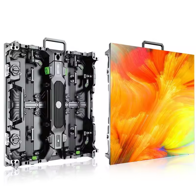 Binnehuise P2.5-huur-LED-skerm met 500x500 LED-paneel-giet-aluminiumkas