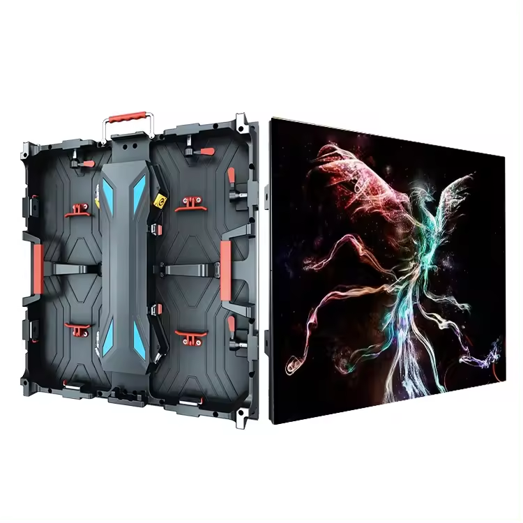 Panneau LED en aluminium moul&eacute; sous pression pour armoire, 576x576, pour ext&eacute;rieur, &eacute;cran LED de location P4.8 