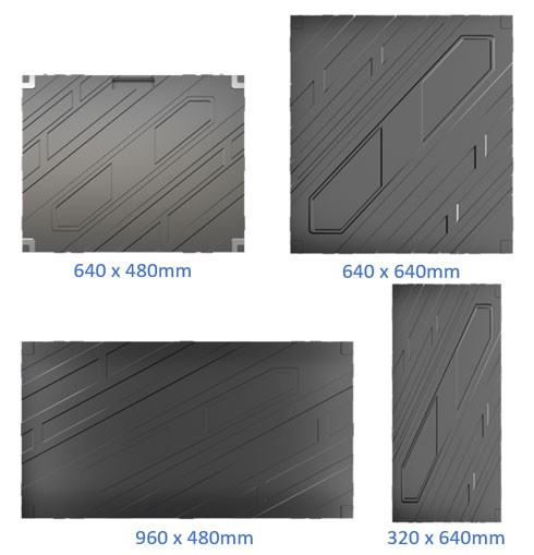 Beltéri P1.8 Kereskedelmi LED kijelző 640x480 mm 640x640mm 960x480 mm 360x640mm LED panel